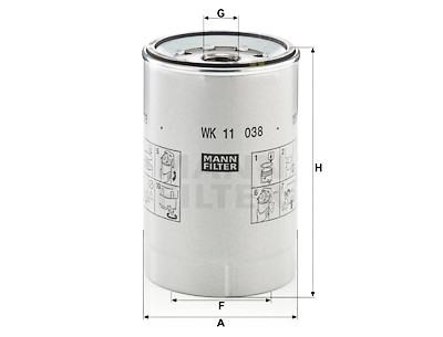 Filtro carburante MANN-FILTER WK 11 038 z