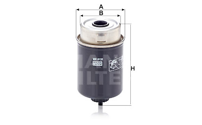 Filtro carburante MANN-FILTER WK 8131