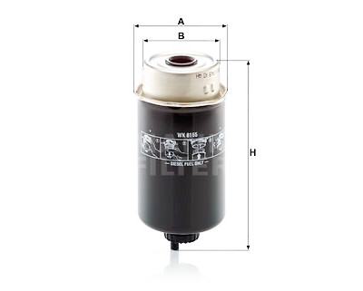 Filtro carburante MANN-FILTER WK 8165