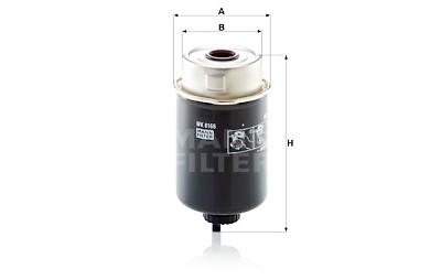 Filtro carburante MANN-FILTER WK 8166