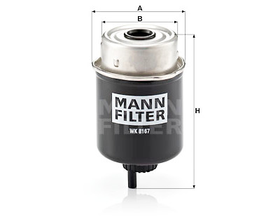 Filtro carburante MANN-FILTER WK 8167
