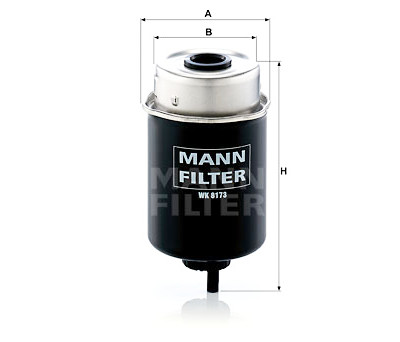 Filtro carburante MANN-FILTER WK 8173
