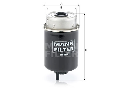 Filtro carburante MANN-FILTER WK 8179