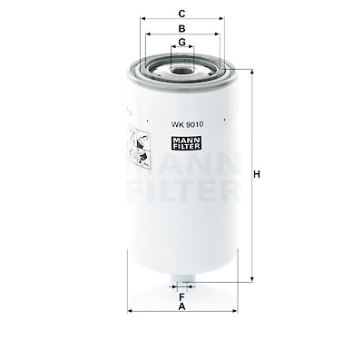 Filtro carburante MANN-FILTER WK 9010