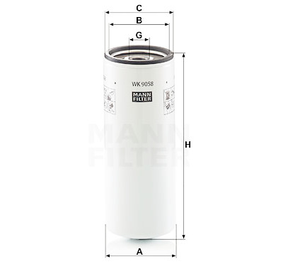 Filtro carburante MANN-FILTER WK 9058