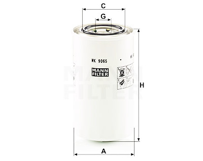 Filtro carburante MANN-FILTER WK 9065