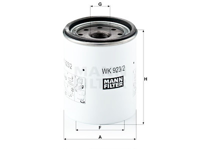 Filtro carburante MANN-FILTER WK 923/2 x