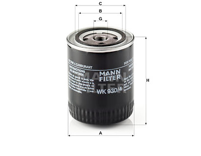 Filtro carburante MANN-FILTER WK 930/4