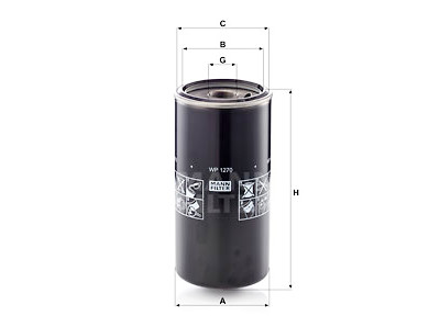Filtro olio MANN-FILTER WP 1270