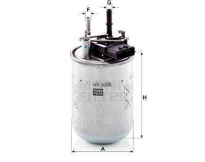 Filtro carburante MANN-FILTER WK 9066