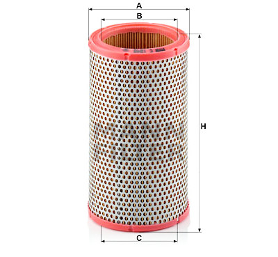 Filtro aria MANN-FILTER C 1245