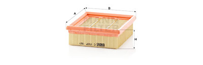 Filtro aria MANN-FILTER C 1537
