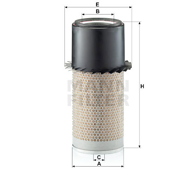 Filtro aria MANN-FILTER C 18 436