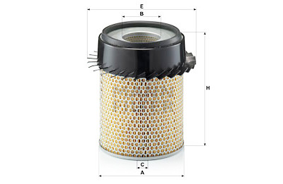 Filtro aria MANN-FILTER C 21 317