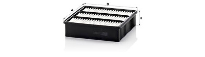 Filtro aria MANN-FILTER C 2136/1