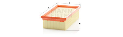 Filtro aria MANN-FILTER C 2163