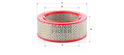 Filtro aria MANN-FILTER C 2263