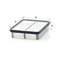 Filtro aria MANN-FILTER C 2326