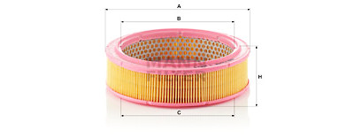 Filtro aria MANN-FILTER C 2443/1