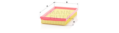 Filtro aria MANN-FILTER C 2463