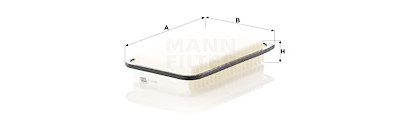 Filtro aria MANN-FILTER C 25 006