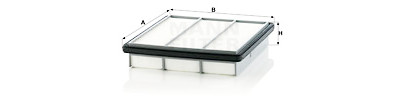 Filtro aria MANN-FILTER C 25 020