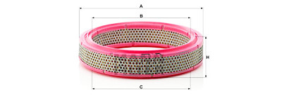 Filtro aria MANN-FILTER C 2535/2
