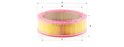 Filtro aria MANN-FILTER C 2545/1