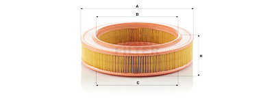 Filtro aria MANN-FILTER C 2552/1