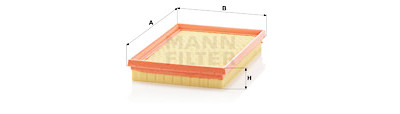 Filtro aria MANN-FILTER C 2557