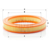 Filtro aria MANN-FILTER C 2634/1