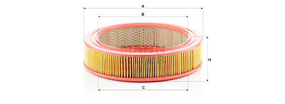 Filtro aria MANN-FILTER C 2645