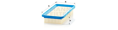 Filtro aria MANN-FILTER C 2658/1