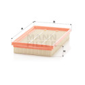 Filtro aria MANN-FILTER C 2683