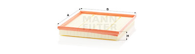 Filtro aria MANN-FILTER C 28 125