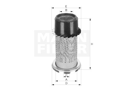 Filtro aria MANN-FILTER C 28 357