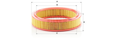 Filtro aria MANN-FILTER C 2944