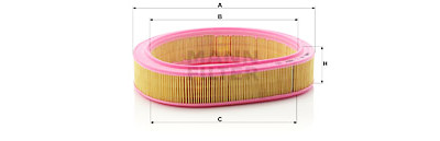 Filtro aria MANN-FILTER C 2957