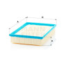 Filtro aria MANN-FILTER C 30 125