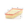 Filtro aria MANN-FILTER C 32 123/1