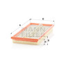 Filtro aria MANN-FILTER C 3388