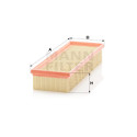 Filtro aria MANN-FILTER C 3597