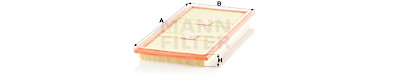 Filtro aria MANN-FILTER C 43 139