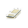 Filtro aria MANN-FILTER C 4373