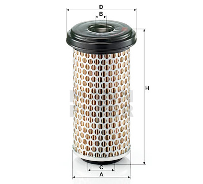 Filtro aria MANN-FILTER C 940