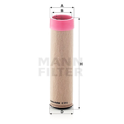 Filtro aria supplementare MANN-FILTER CF 97/2