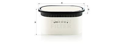 Filtro aria MANN-FILTER CP 24 420