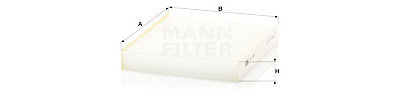 Filtro aria abitacolo MANN-FILTER CU 2145