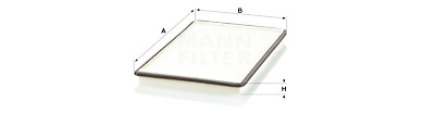 Filtro aria abitacolo MANN-FILTER CU 3032