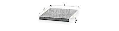 Filtro, aria abitacolo